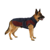 Produktbild von Flamingo Hundemantel Winter Eisberg Dunkelblau und Bordeaux 4XL wasserabweisend aus Polyester