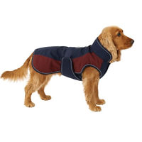 Produktbild von Flamingo Hundemantel Winter Eisberg Dunkelblau und Bordeaux Größe M 45cm wasserabweisend aus Polyester - 1 Stk.