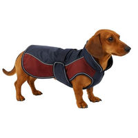 Produktbild von Flamingo Hundemantel Winter Eisberg Dunkelblau und Bordeaux XS 30cm wasserabweisend aus Polyester
