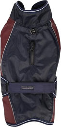 Flamingo Hundemantel Winter Eisberg Dunkelblau und Bordeaux XXL 60cm wasserabweisend aus Polyester – Bild 1 von 5
