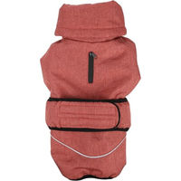 Produktbild von Flamingo Hundemantel Winter Iglu Rot L 50cm wasserabweisend