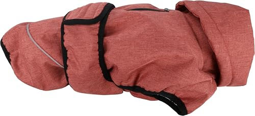 Flamingo Hundemantel Winter Iglu Rot XL 55cm wasserabweisend mit reflektierenden Streifen – Bild 1 von 5