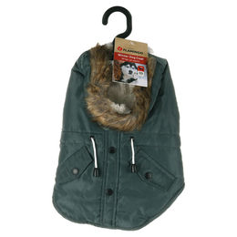 Flamingo Hundemantel Winter Kimo Grün XS wasserabweisend mit Fleece-Innenfutter – Bild 1 von 4