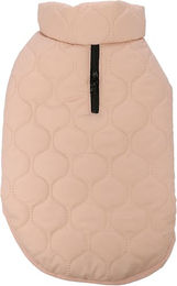 Produktbild von Flamingo Hundemantel Winter Tosca Rosa aus Polyester mit wasserabweisender Funktion und weichem Fleece Rückenlänge 55 cm