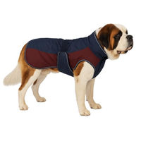 Produktbild von Flamingo Hundemantel Winter wasserabweisend aus Polyester in Blau und Rot XXL