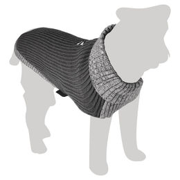 Flamingo Hundepullover Skylar grau wasserabweisend Stoff 50 cm - 50 cm – Bild 1 von 2