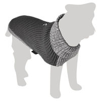 Produktbild von Flamingo Hundepullover Skylar grau wasserabweisend Stoff 50 cm - 50 cm