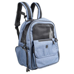 Flamingo Hunderrucksack Wiro Blau für kleine Rassen aus wasserabweisendem Polyester – Bild 1 von 7