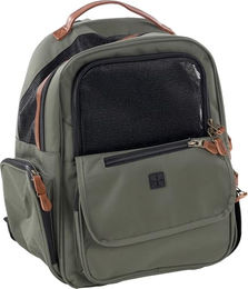 Flamingo Hunderucksack Wiro Grün aus Polyester für kleine Hunde 40x25x41cm wasserabweisend – Bild 1 von 4