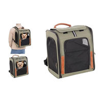 Produktbild von Flamingo Hunderucksack Yoda Grün aus Polyester 34x26x40cm