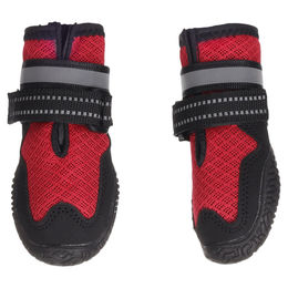 Flamingo Hundeschuhe Gayo Rot Größe M mit reflektierenden Elementen und wasserabweisendem Mesh-Material 2 Stück – Bild 1 von 2