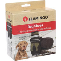 Produktbild von Flamingo Hundeschuhe Glea Pfotenschuhe Grün XL aus Polyester wasserabweisend 2 Stück