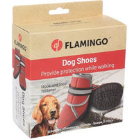 Produktbild von Flamingo Hundeschuhe Kajan Pfotenschuhe aus Neopren rot Größe L wasserabweisend