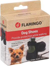 Flamingo Hundeschuhe Pfotenschuhe Grün Größe S aus Polyester – Bild 1 von 4