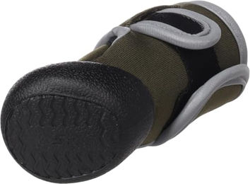 Flamingo Hundeschuhe Pfotenschuhe Grün Größe S aus Polyester mit weichen Sohlen rutschfest und reflektierend – Bild 1 von 3