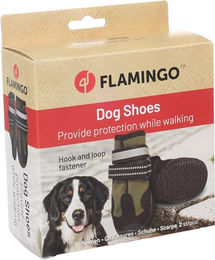 Flamingo Hundeschuhe Pfotenschuhe Grün XXXL aus Polyester wasserabweisend – Bild 1 von 2