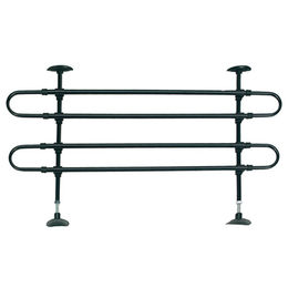 Flamingo Hundeschutzgitter aus Metall verstellbar Schwarz – Bild 1 von 2