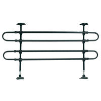 Produktbild von Flamingo Hundeschutzgitter aus Metall verstellbar Schwarz