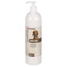 Flamingo Hundeshampoo für langhaarige Rassen 1 l - 1 l – Bild 1 von 2