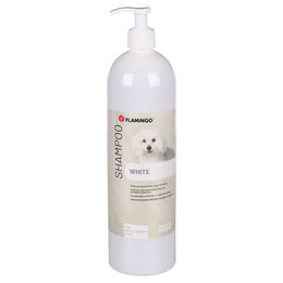 Flamingo Hundeshampoo für weißes Fell 1 l - 1 l – Bild 1 von 2