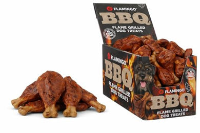 Flamingo Hundesnack BBQ Kotelett mit Huhn, Kausnack für Hunde, getreidefrei und glutenfrei, 1,9 kg – Bild 1 von 5