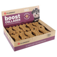 Produktbild von Flamingo Hundesnack Boost Kauknochen mit Schwein und Kollagen getreidefrei 720 g - 30 x 24 g