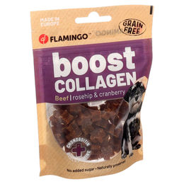 Flamingo Hundesnack Boost Stückchen mit Rind und Kollagen getreidefrei und ohne Zucker 60 g - 60 g – Bild 1 von 3