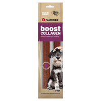 Produktbild von Flamingo Hundesnack Boost Wurst mit Rind und Kollagen getreidefrei und ohne Zucker 200 g