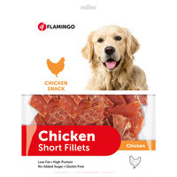 Produktbild von Flamingo Hundesnack Chick'n Snack Huhn Trockenfleisch mit hohem Fleischanteil und Monoprotein 800 g - 800 g