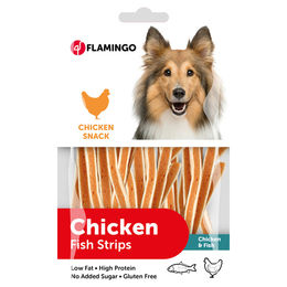 Produktbild von Flamingo Hundesnack Chick'n Snack Sandwich Huhn glutenfrei und ohne Zucker 85 g - 2 x 85 g