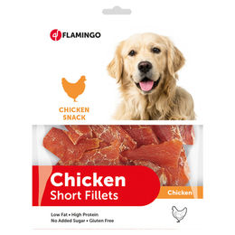 Flamingo Hundesnack Chick'n Trockenfleisch mit hohem Fleischanteil und Monoprotein 400 g - 400 g – Bild 1 von 4