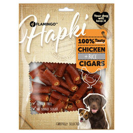 Flamingo Hundesnack Hapki Huhn und Reis Trockenfleisch Glutenfrei Ohne Zucker 400 g - 400 g – Bild 1 von 4