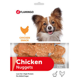 Flamingo Hundesnack Kauknochen Huhn mit hohem Fleischanteil und ohne Zucker 400 g - 400 g – Bild 1 von 3