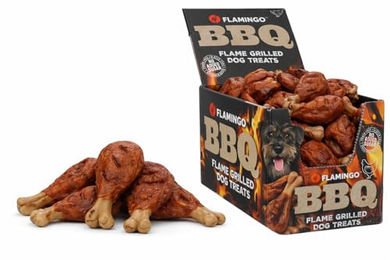 Flamingo Hundesnack Kausnack BBQ Kotelett mit Huhn für Hunde Adult Getreidefrei Glutenfrei Ohne Zucker 2 kg – Bild 1 von 10