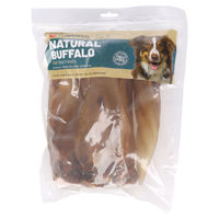 Produktbild von Flamingo Hundesnack Nature Büffelohren für Hunde, glutenfrei und ohne Zuckerzusatz oder Konservierungsstoffe
