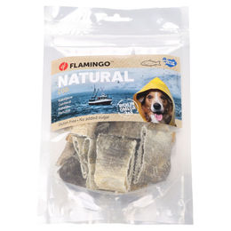 Flamingo Hundesnack Nature Kabeljauhaut kurz ohne Konservierungsstoffe 60 g – Bild 1 von 6