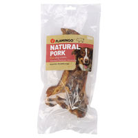 Produktbild von Flamingo Hundesnack Nature Schweinefuß halb Monoprotein glutenfrei ohne Zuckerzusatz 226 g - 226 g
