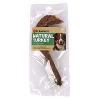 Produktbild von Flamingo Hundesnack Nature Truthahnhals Monoprotein glutenfrei ohne Zucker und Konservierungsstoffe
