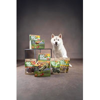 Produktbild von Flamingo Hundesnack Veggie Erdbeere Zahnpflege-Snack vegan glutenfrei ohne Zucker 120g - 120 g