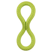 Produktbild von Flamingo Hundespielzeug Aiko Acht aus Gummi Grün 28 cm - 1 Stk.