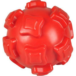 Produktbild von Flamingo Hundespielzeug Ball Brutus aus TPR mit Squeaker Rot 12 cm - 12 cm
