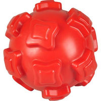 Produktbild von Flamingo Hundespielzeug Ball Brutus aus TPR mit Squeaker Rot 12 cm - 12 cm
