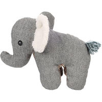 Produktbild von Flamingo Hundespielzeug Britta Elefant grau Plüsch mit Quietschfunktion