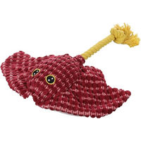 Produktbild von Flamingo Hundespielzeug Ceano Stechrochen Plüschspielzeug Bordeaux 32,2x38x6,8cm