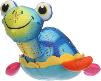 Flamingo Hundespielzeug Clora Schildkröte Blau Plüschspielzeug mit Knisterfunktion – Bild 1 von 4