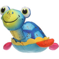 Produktbild von Flamingo Hundespielzeug Clora Schildkröte Blau Plüschspielzeug mit Knisterfunktion