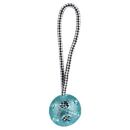Flamingo Hundespielzeug Djengo Seil mit blauem TPR Ball 25 cm – Bild 1 von 1