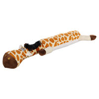 Produktbild von Flamingo Hundespielzeug Drafna Giraffe Quietschspielzeug Braun 19x57x9 cm