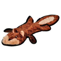 Flamingo Hundespielzeug Eichhörnchen aus Plüsch mit Quietschfunktion Braun 23cm – Bild 1 von 5