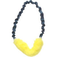 Produktbild von Flamingo Hundespielzeug Fauxtra Ring Bungee Plüsch Gelb 25 cm